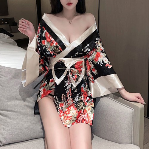 [당일출고] 섹시   기모노 유가타 이벤트속옷 할로윈 코스프레 이벤트룩 코스튬세트